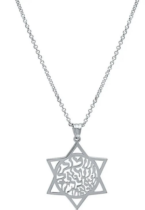 Shema in Star Necklace - The Weitzman Museum Store - 7 - 847384018337