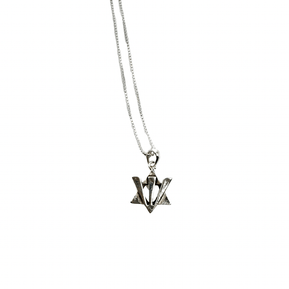 Shin and Star of David Pendant Necklace - The Weitzman Museum Store - 89285