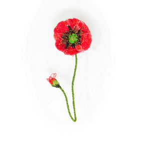 Shirley Poppy Brooch - The Weitzman Museum Store - TL - B - 674