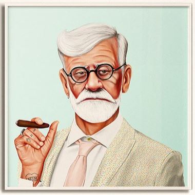 Sigmund Freud HIPSTORY Wall Art - The Weitzman Museum Store - 7 - 847384017186