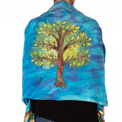 Silk Tree Tallit in 2 Designs - The Weitzman Museum Store - 795802