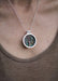 Silver and brass Oak Tree necklace with Labradorite - The Weitzman Museum Store - mm111