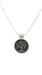 Silver and brass Oak Tree necklace with Labradorite - The Weitzman Museum Store - mm111