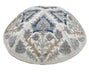 Silver Embroidered Kippah - The Weitzman Museum Store - EMYME18S