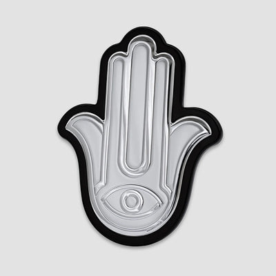 Silver Hamsa Decorative Plaque - The Weitzman Museum Store - 017474