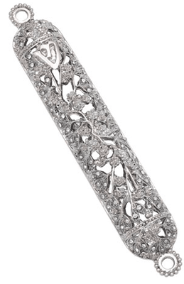 Silver Isadora Mezuzah - The Weitzman Museum Store - 7 - 847384018571