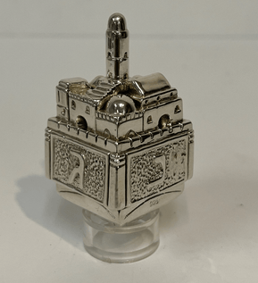 Silver Jerusalem Dreidel - The Weitzman Museum Store - DRS-7