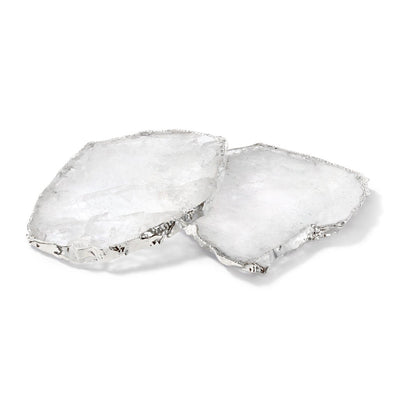 Silver Kivita Coasters Crystal - The Weitzman Museum Store - 7 - 847384018996