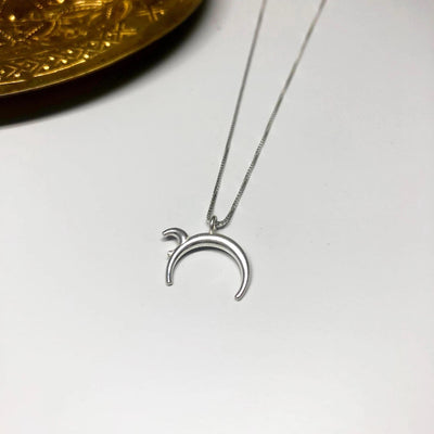 Silver Moon Chai Necklace - The Weitzman Museum Store - 19