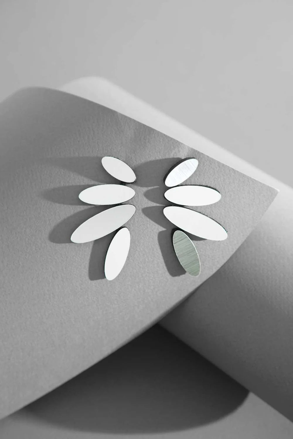 Silver Petals Earrings - The Weitzman Museum Store - CL18SL - JE