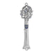 Silver Tree with Blue Stone Mezuzah - The Weitzman Museum Store - MEZ19A