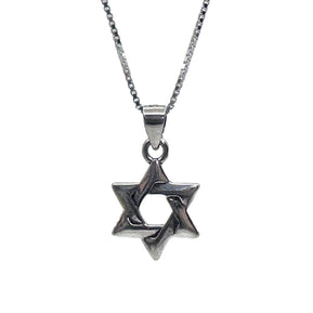 Simple Star of David Pendant - The Weitzman Museum Store - AVJ - 438