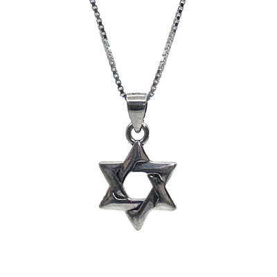 Simple Star of David Pendant - The Weitzman Museum Store - AVJ - 438