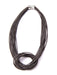 Slate Large Knot Piano Wire Necklace - The Weitzman Museum Store - 701