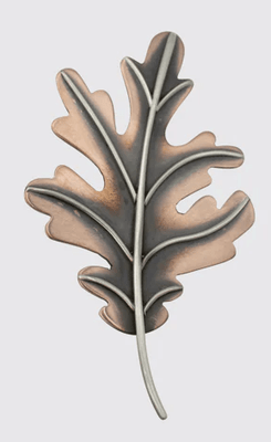 Small Copper and Silver Oak Leaf Pin - The Weitzman Museum Store - 7 - 847384018812