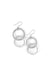 Small Silver Double Loop Piano Wire Earrings - The Weitzman Museum Store - ES21A