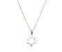 Small Star of David w/Cut - out Heart Necklace - The Weitzman Museum Store - 529718