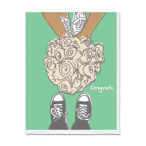 Sneaker Wedding Bouquet Card - The Weitzman Museum Store - we32