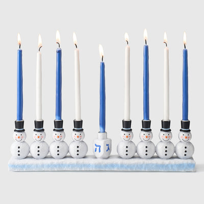 Snowmen Menorah - The Weitzman Museum Store - MFR-SNOW-R