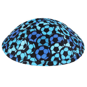 Soccer Design Kippot - The Weitzman Museum Store - DK - SOCCER