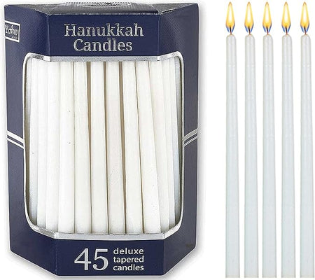 Solid White Candles - The Weitzman Museum Store - CC - 46