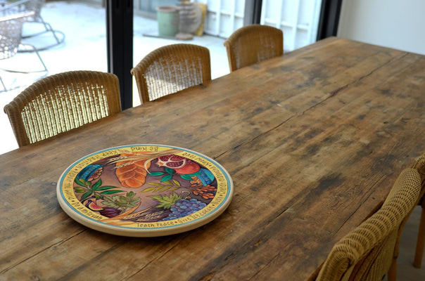 Solid Wood Lazy Susan in Multiple Designs - The Weitzman Museum Store - LZY020S-69