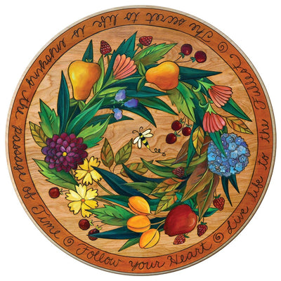 Solid Wood Lazy Susan in Multiple Designs - The Weitzman Museum Store - LZY020S-2