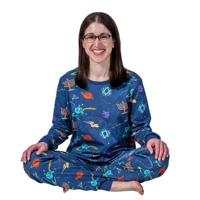 Space Cadet Hanukkah Pajamas (Kids & Adult Sizes) - The Weitzman Museum Store - 