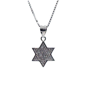 Sparkling Star of David Pendant - The Weitzman Museum Store - AVJ - 281