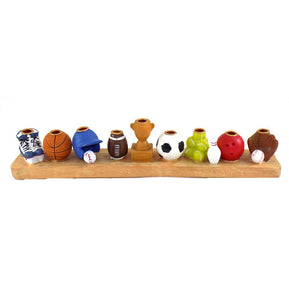 Sports Fan Menorah - The Weitzman Museum Store - 7 - 847384016887