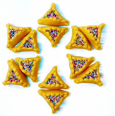 Sprinkle Hamantaschen Marzipan - The Weitzman Museum Store - 