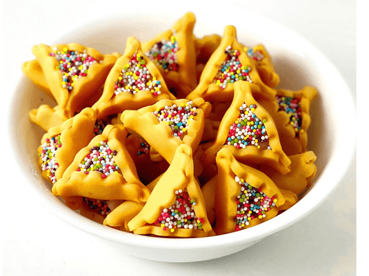 Sprinkle Hamantaschen Marzipan - The Weitzman Museum Store - 