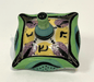 Square Folded Porcelain Dreidel from Israel - The Weitzman Museum Store - DRP-157