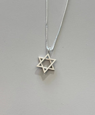 Stacked Star of David Necklace - The Weitzman Museum Store - Stack