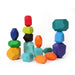 Stacking Blocks | Peacock | Set of 16 - The Weitzman Museum Store - GWW0568S