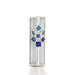 Stained Glass Mezuzah - Silver - The Weitzman Museum Store - 713530