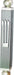 Stainless Mezuzah in Grey or Blue - The Weitzman Museum Store - 783924