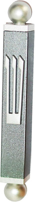 Stainless Mezuzah in Grey or Blue - The Weitzman Museum Store - 783924