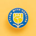 Stand With Ukraine Flower Pin - The Weitzman Museum Store - 
