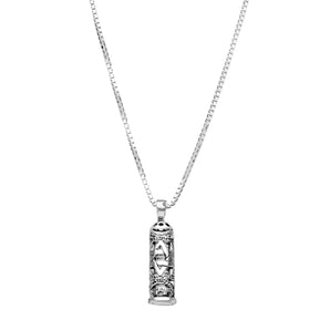 Star of David Mezuzah Charm Necklace - The Weitzman Museum Store - MEZ10