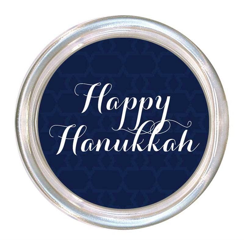 Star Of David Navy Wine Coaster - The Weitzman Museum Store - C8067