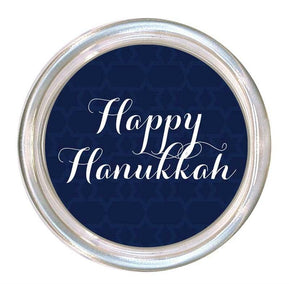 Star Of David Navy Wine Coaster - The Weitzman Museum Store - C8067