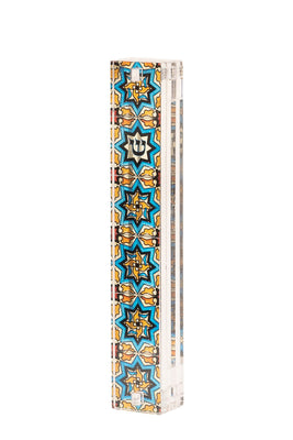 Star Pattern Mezuzah - The Weitzman Museum Store - 806481