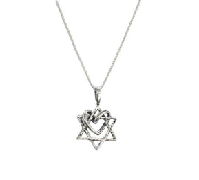 Star Pendant with Wrapped Heart - The Weitzman Museum Store - 529730