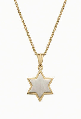Statement 14K Yellow & White Gold Pendant - The Weitzman Museum Store - K532