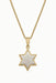 Statement 14K Yellow & White Gold Pendant - The Weitzman Museum Store - K532