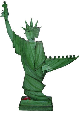 Statue of Liberty Menorah - The Weitzman Museum Store - 7 - 847384004251