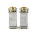 Stember Sanded Square Candle Holders in Small or Medium - The Weitzman Museum Store - 112-L