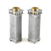 Stember Sanded Square Candle Holders in Small or Medium - The Weitzman Museum Store - 112-5"-000-2