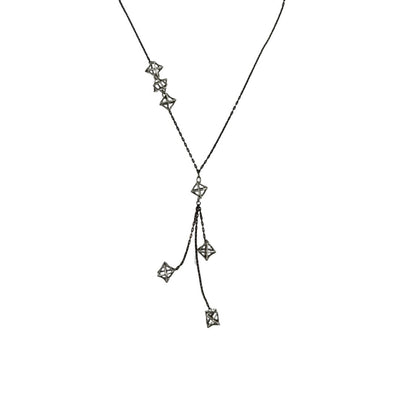 Sterling Falling Stars Necklace - The Weitzman Museum Store - C118STERLING